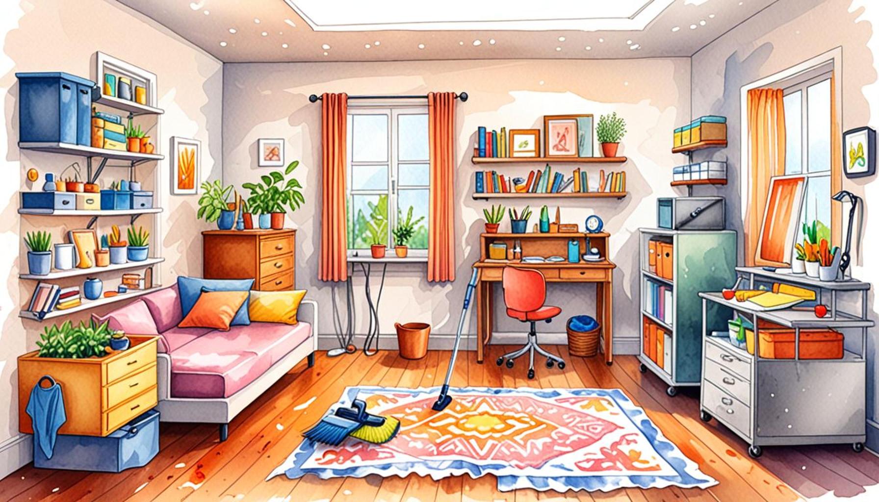 Organizational Systems: Implementing a Room-by-Room Cleaning Strategy
