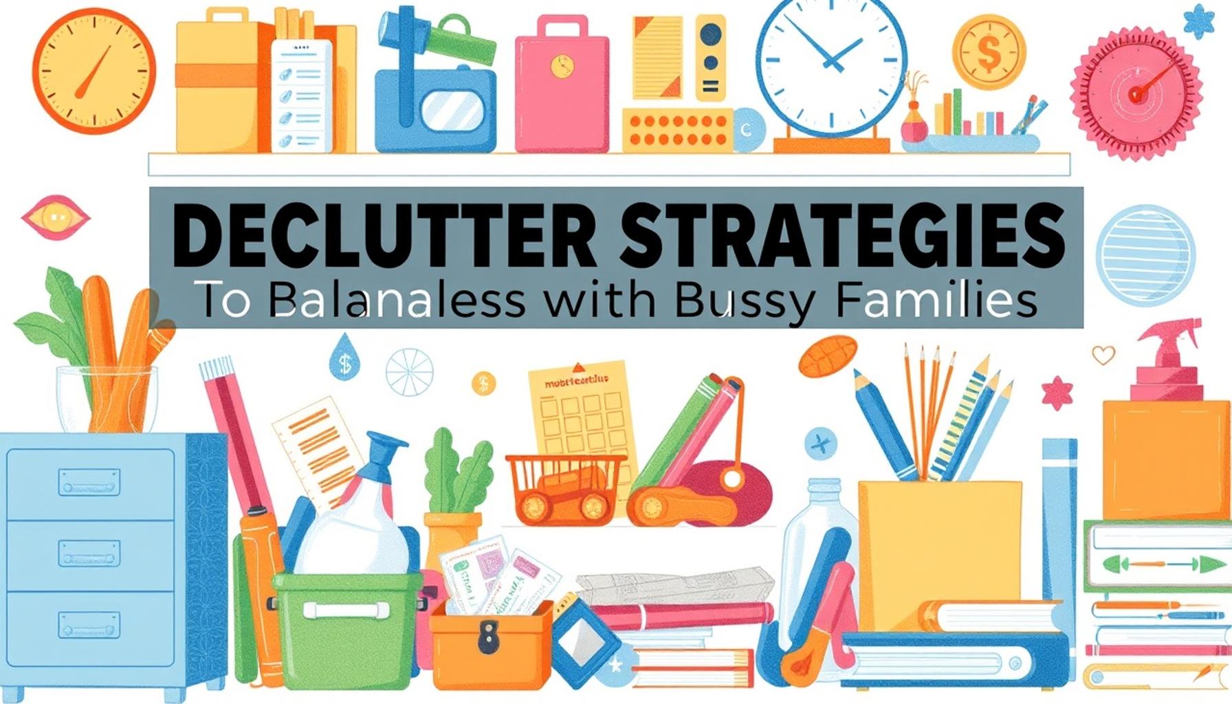 10 Effective Decluttering Strategies for Busy Families: Balancing Minimalism with Everyday Life