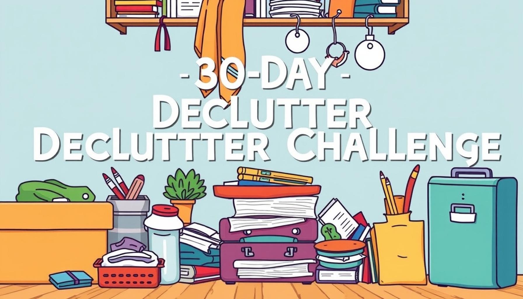 The 30-Day Declutter Challenge: A Step-by-Step Guide to Minimalism